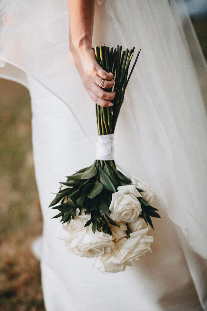 Close up arrangement by The Blu Tulip
